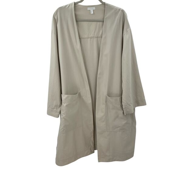 COS L Cotton Long Kimono Open Jacket Minimalist Lagenlook Contemporary - Picture 1 of 7